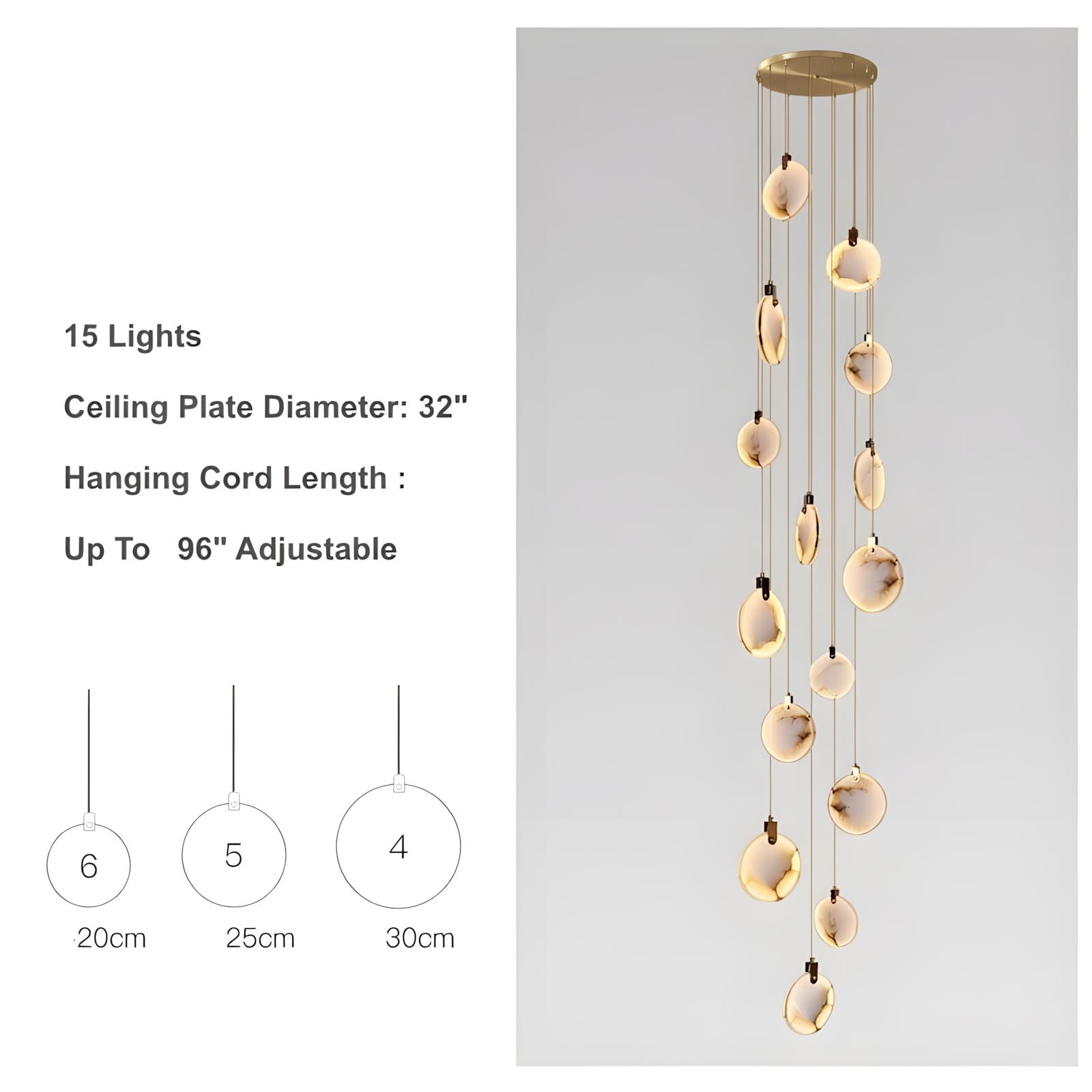 MOONSHADE CHANDELIER-Chandeliers-[product_subtitle]-ZENDUCE