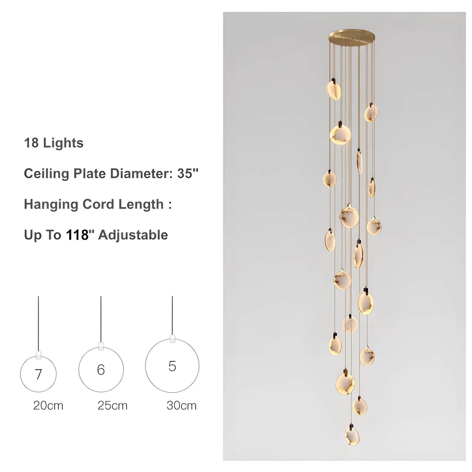 MOONSHADE CHANDELIER-Chandeliers-[product_subtitle]-ZENDUCE