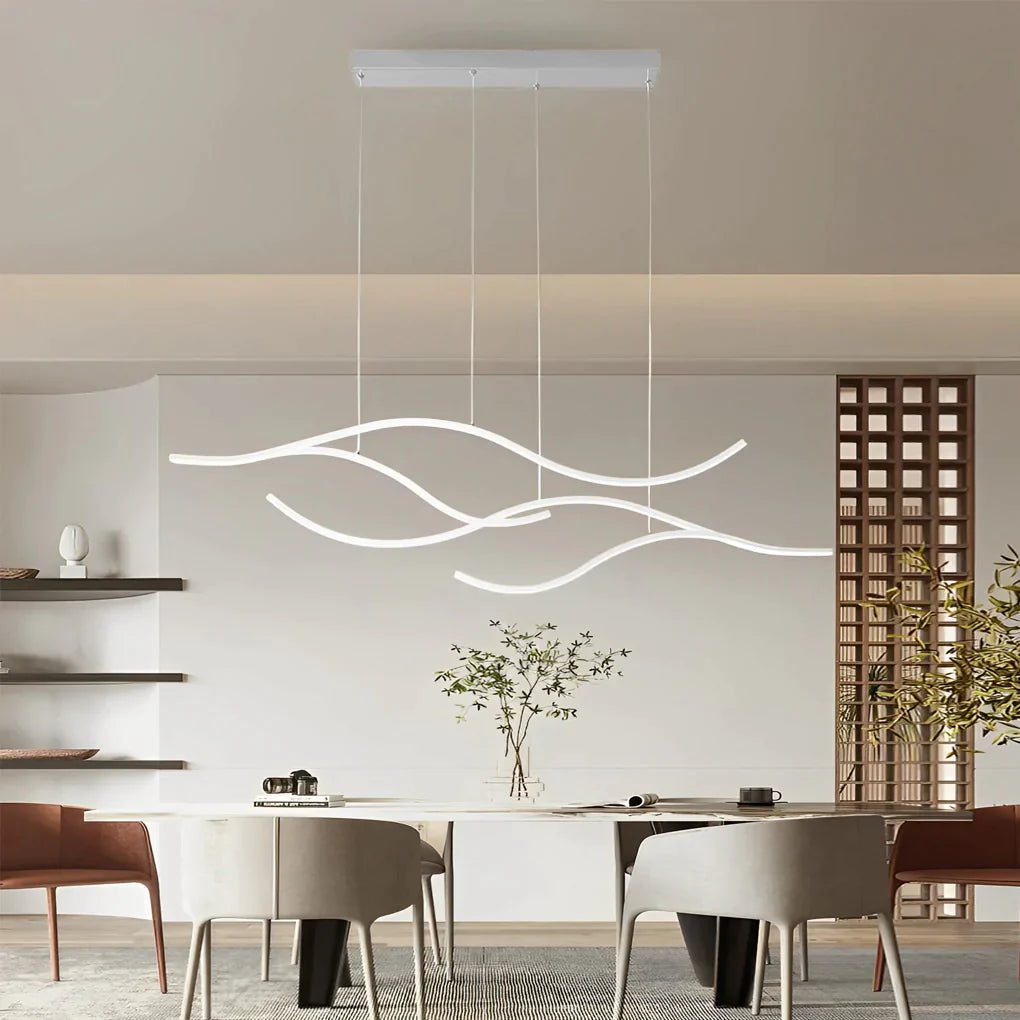 Zenduce | Modern Waves Crystal Hanging Chandelier