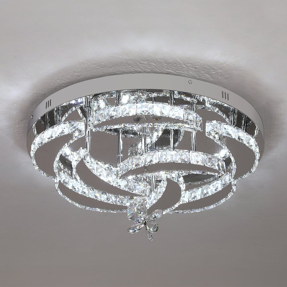 Crystal Rose Ceiling Chandelier