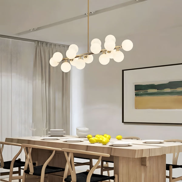 Glass Globes Modern LED Horizontal Globe Pendant Light | ZENDUCE