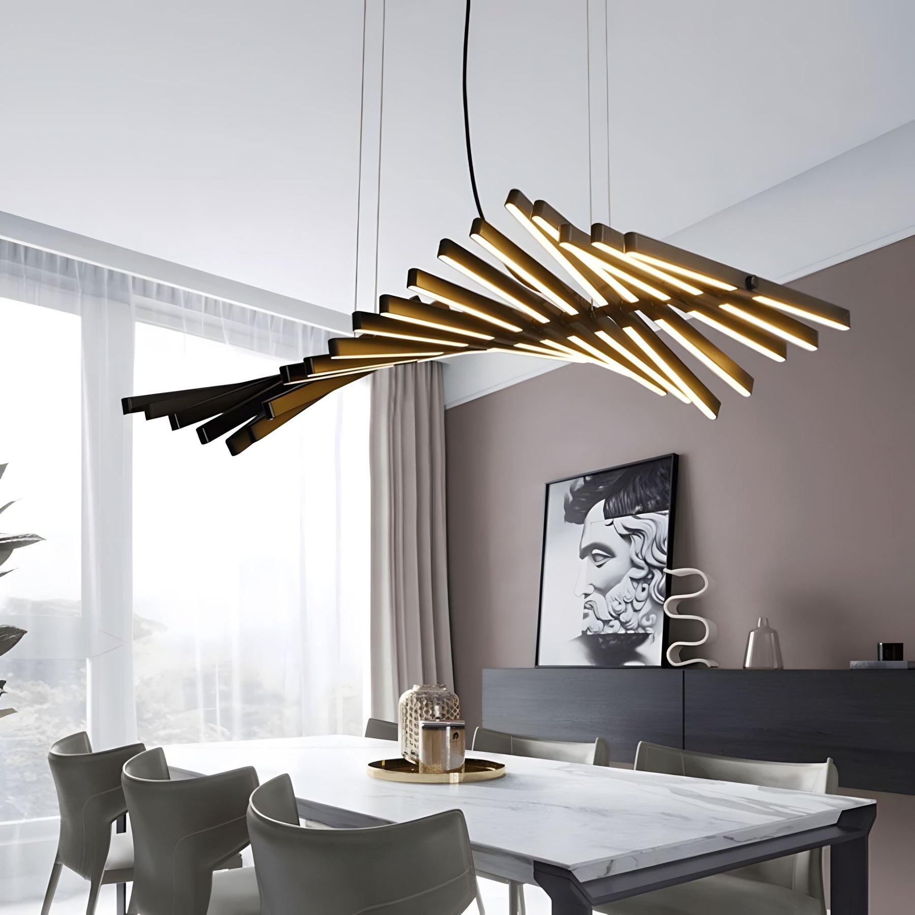 Sonata Adjustable Dimmable Minimalist Pendant Light ZENDUCE