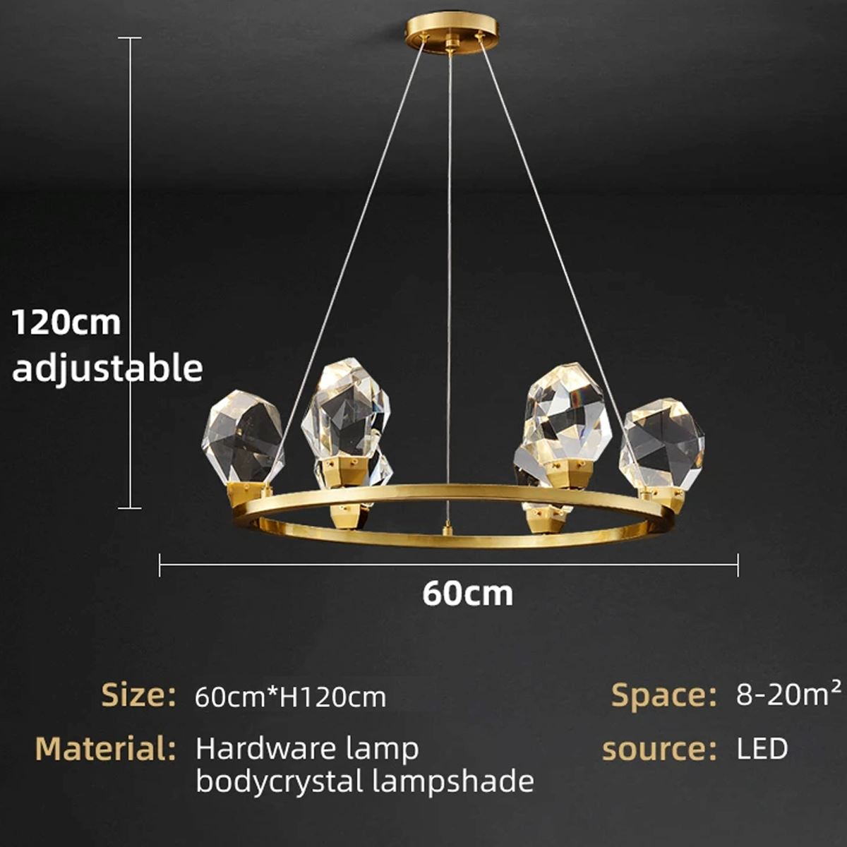 CRYSTAL RING-Ceiling Lights-[product_subtitle]-ZENDUCE