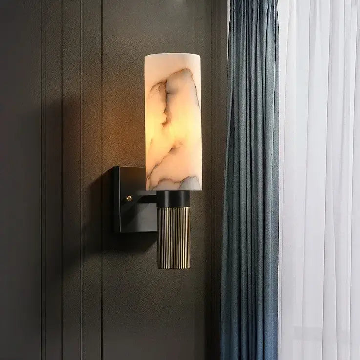 Moonshade Natural Marble Sconce