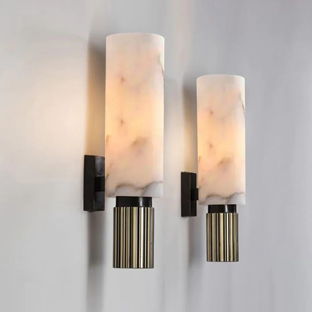 Moonshade Natural Marble Sconce