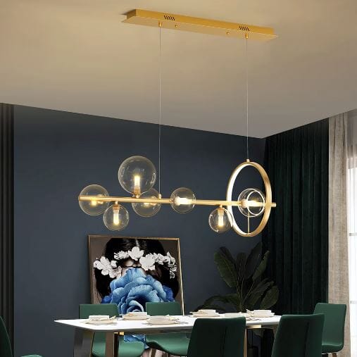 Macrocosm LED Chandelier - Glass Bubble Brilliance