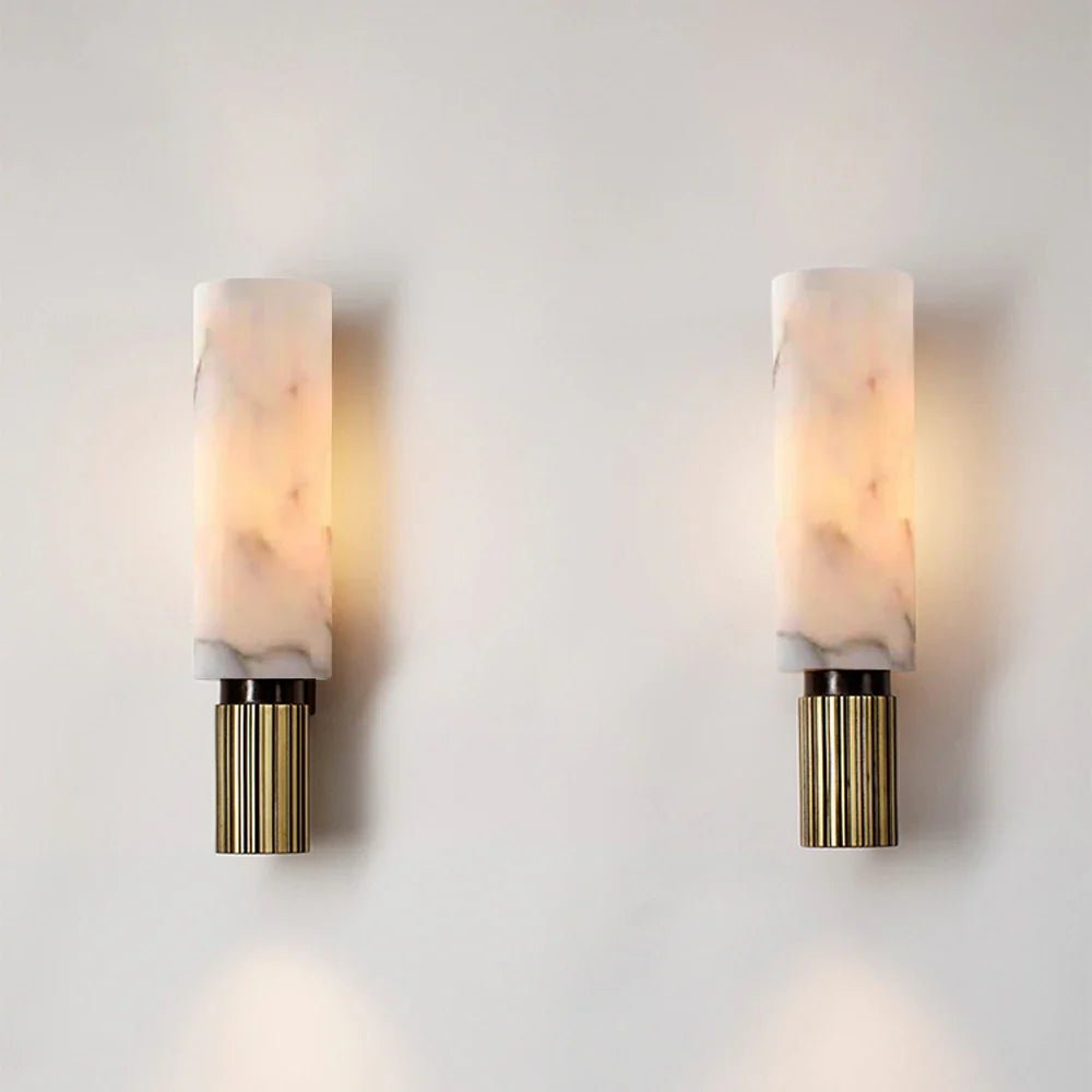 Moonshade Natural Marble Sconce