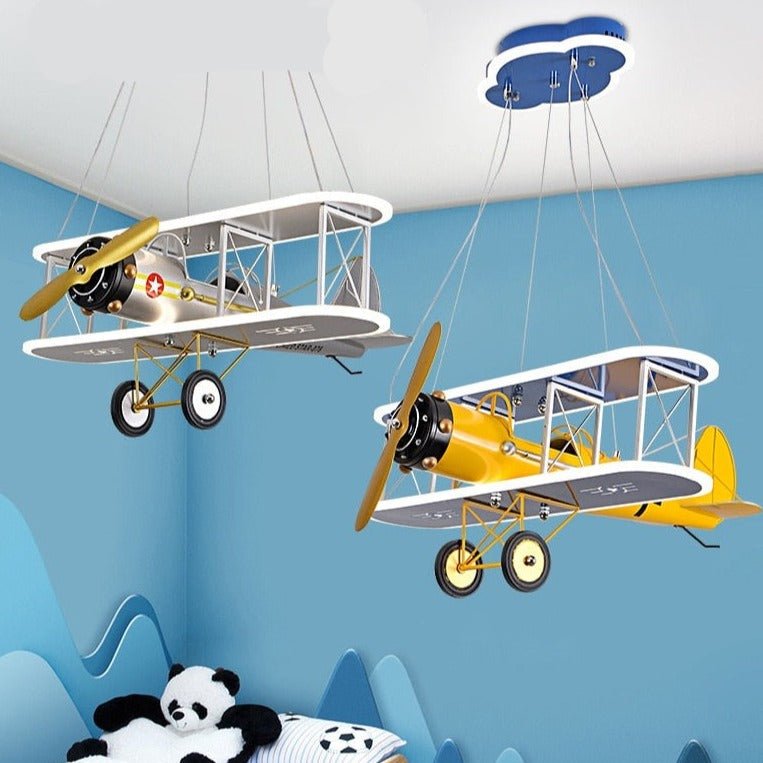 Airplane LED Pendant Light for Kids Nursery