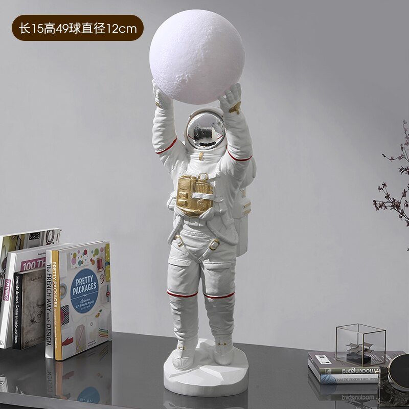 Astronaut Sculpture Statue Light: Unique, Decorative Piece