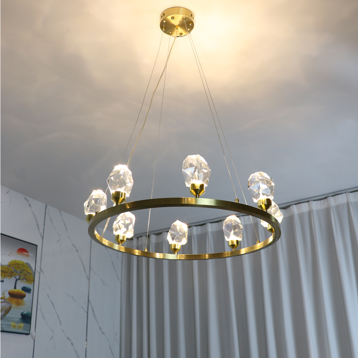 CRYSTAL RING-Ceiling Lights-[product_subtitle]-ZENDUCE