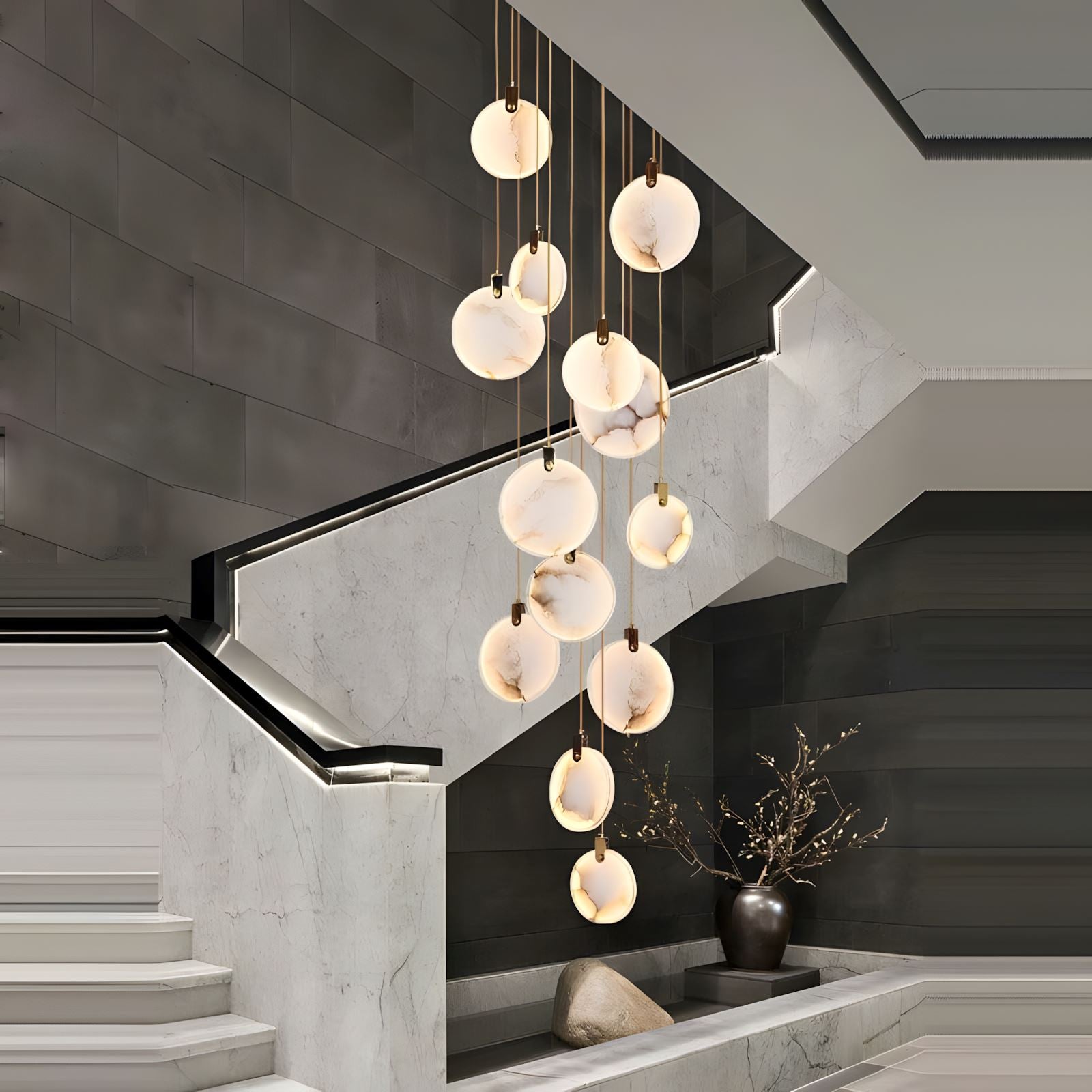 MOONSHADE CHANDELIER-Chandeliers-[product_subtitle]-ZENDUCE