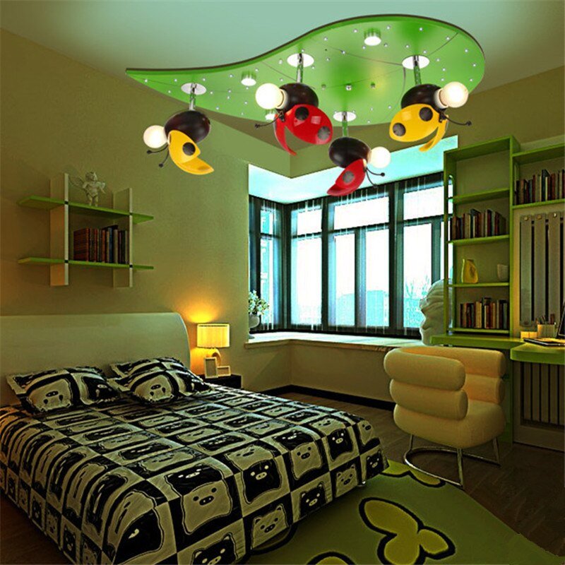 Kids Ladybug LadyBird Ceiling Light | Kids Room Decor Lights