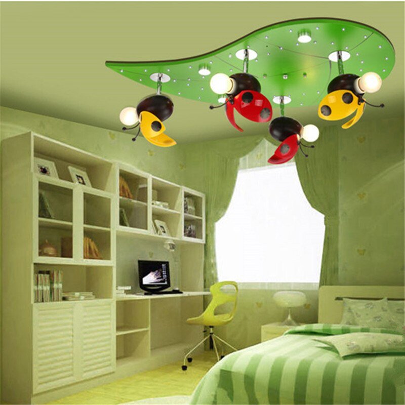 Kids Ladybug LadyBird Ceiling Light | Kids Room Decor Lights