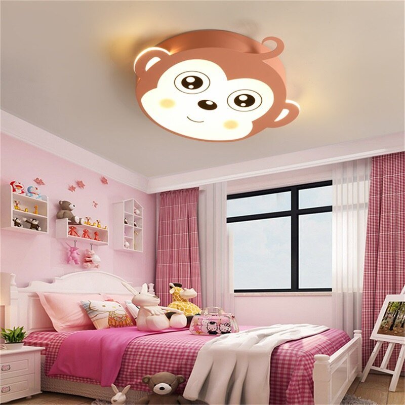 Kids Monkey Ceiling Light | Kids Room Decor Lights