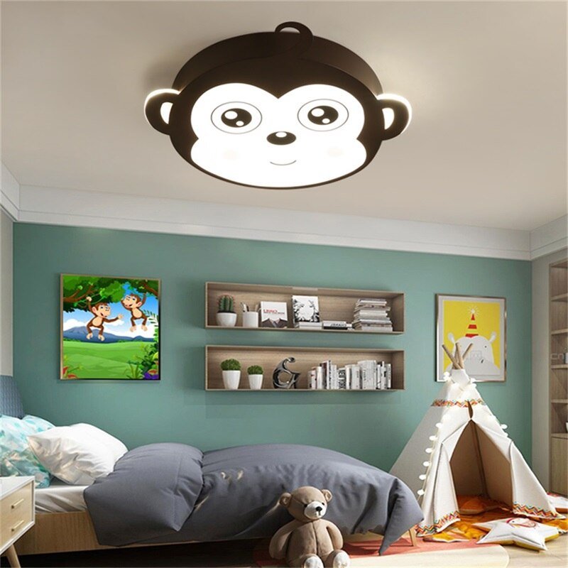 Kids Monkey Ceiling Light | Kids Room Decor Lights