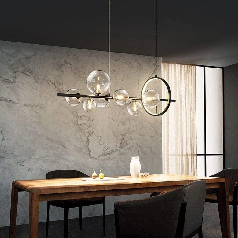 Macrocosm LED Chandelier - Glass Bubble Design