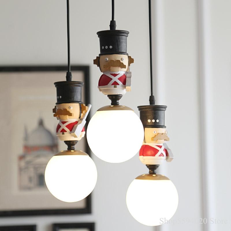 Soldiers Pendant Lighting For Kids Room