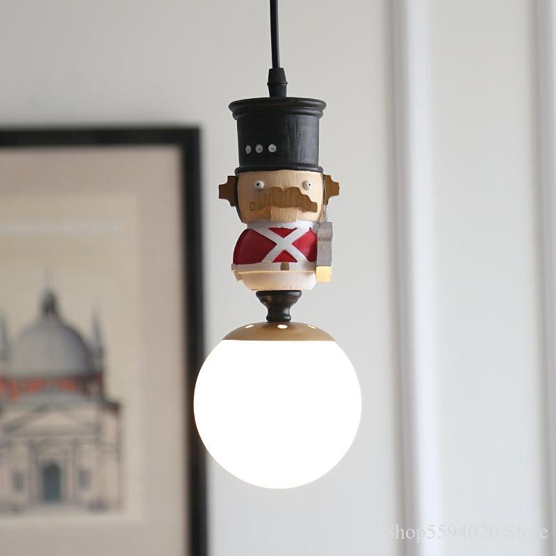 Soldiers Pendant Lighting For Kids Room